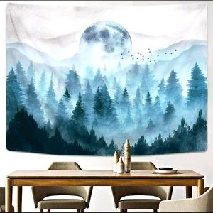 Moonlit Misty Mountains